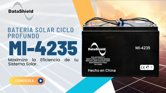 Maximiza la Eficiencia de tu Sistema Solar con las Baterías MI-4235